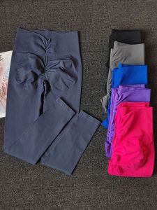 High-Waist V-Back Yoga Pants Womens Fitness Running Tight Butt Lifting Breathable Quick-Dry Sport Long Trousers