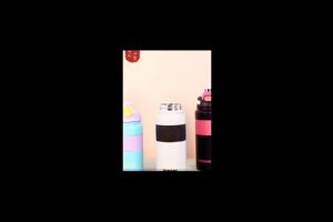 Large Capacity 800ml Fashion Stainless Steel Vacuum Tumbler Hot And Cold Double Drink Lid With Straw Water Bottle H18#