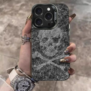 Bandai | Ốp Điện Thoại Xiaomi 15T 14T 13T 12 12T 11X Pro 14 13 12S 11 Ultra 12X 10S 11 10 Lite 5G NE Phong Cách Grunge Cổ Điển Họa Tiết Đầu Lâu Thẩm Mỹ Tối Màu - Vỏ PC Mờ Chống Xước