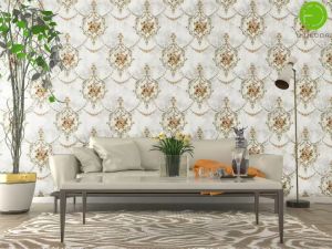 วอลเปเปอร์ลายลอฟท์หลุยส์ มีกาวในตัว หน้าหว้าง 45 ซม.ยาว 10 เมตร