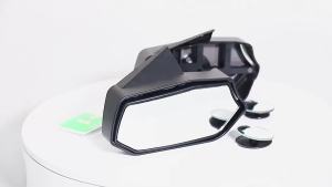 Gương Chiếu Hậu Trước Sau Độ Chế Yamaha XMAX 300 2023 2024 Tầm Nhìn Rộng Chất Liệu Nhôm Màu Đen Tăng Cường Tầm Nhìn