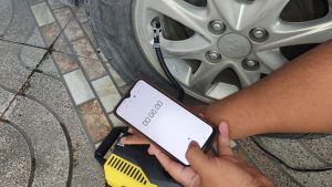 PENGIRIMAN CEPAT SEAMETAL Inflator Pompa Angin Ban Mobil Car Compressor 120W ATJ 1266 / pompa mobil elektrik portable multifungsi 12v tekanan tinggi 150 psi / pompa ban motor dan mobil 12v portable otomatis bus truk / inflator pompa ban mobil motor