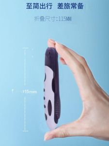 Portable Folding Soft Bristle Toothbrush Travel Business Trip Toothbrush Convenient Carry-On Oral Care Tool from China