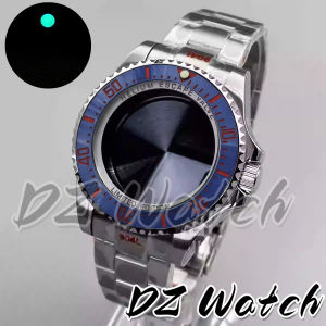DZ Helium Device SEA Watch Case Accessories 44mm Sapphire Glass Back Fit For NH34 NH35 NH36 ETA 2824 PT5000 ST2130 Movement 316L