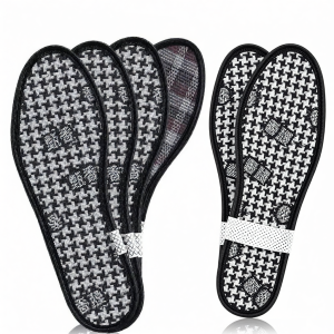 JVBV | Ultra Soft Comfortable Long Standing Sweat Absorption Odor Prevention Shoe Insoles for Women Thin
