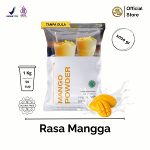 Bubuk Minuman Premium MANGO 1Kg || Jakarta Bubble Drink | BPOM&HALAL