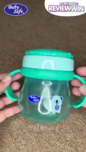 Baby Safe JP019 Straw Cup Weighted Botol Minum Anak Sedotan dengan Pemberat
