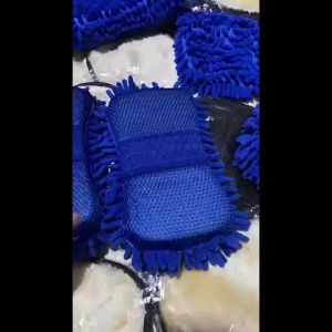 Bao tay lau rửa xe cho ô tô - Găng tay 2 mặt rửa xe máy ô tô lau dọn nội thất