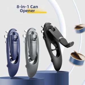 ZHENTAIYUAN | Multi-functional Can Opener 8-in-1 Creative Manual Labor-saving Portable