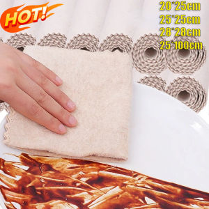 Làm sạch ma thuật vải tự nhiên luffa nhà máy sợi dishcloths Khăn siêu thấm nhà bếp không dính dầu vải Miếng Cọ Rửa