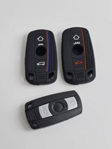 3 Button Silicone Car Remote Key Case Cover Shell for BMW E60 E61 E70 E81 E87 E90 E91 E92 X1 X5 X3 1 3 5 6 Series Z4 Accessories