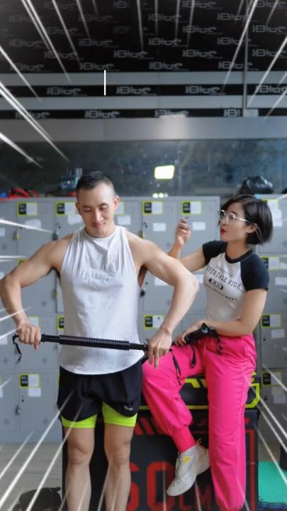 gậy lò xo 30kg hãng dododios tập cơ tay, vai, xô tập gym tại nhà, gậy ...