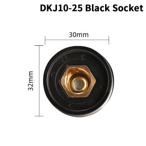 1Pc/1Set/2Sets DKJ10-25 European Welding Machine Cable Welding Cable Connector Quick Fitting Male Female Cable.