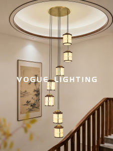 VOGUE | New Chinese Style Fabric Chandelier