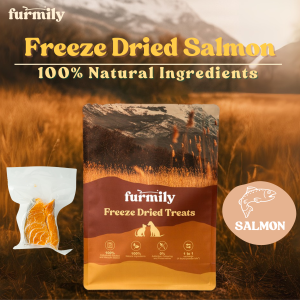 Furmily Pet Salmon Freeze Dried 100% Natural Ingredients