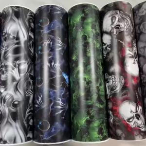 Graffiti Skull Sticker Vinyl Wrap Film Roll Self Adhesive Decal Computer Skateboard Bicycle Car Wrapping Foil