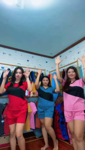 vneck COMBI TERNO SHORT PLUS SIZE