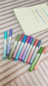 12pcs Soft-light Morandi Color Highlighter marker Pen For Note-taking/Drawing crafts journaling.