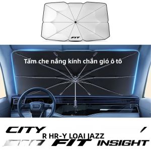 Tấm Che Nắng Kính Chắn Gió Ô Tô Honda Dù Che Nắng Phía Trước Cho Accord Vezel City Civic Jazz BR-V HRV Cái Nhìn Sâu Sắc CIVIC TYPE-R Tấm Che Nắng Kim Loại