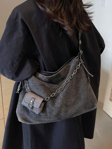 High-End Large Capacity Tote Bag Womens 2025 New Simple Underarm Bag Versatile Commuter Single Shoulder Crossbody Bag