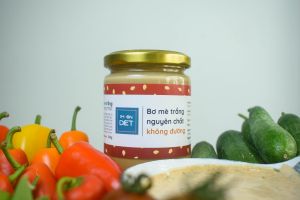 BƠ MÈ TRẮNG NGUYÊN CHẤT KHÔNG ĐƯỜNG (BƠ VỪNG) | TAHINI | Sánh Mịn | IM ON DIET | 220g | Pha Sốt - Ăn Kiêng - Eatclean
