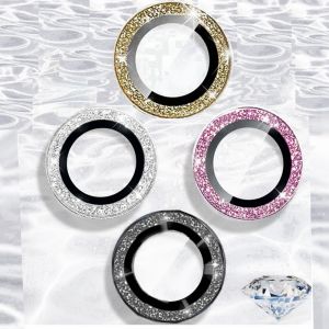 2-3Pcs Camera Lens Protector For iPhone 11 12 13 14 15 16 17 Pro Max 16E Mini Air 14 15 16 plus Diamond Metal Protective Glass