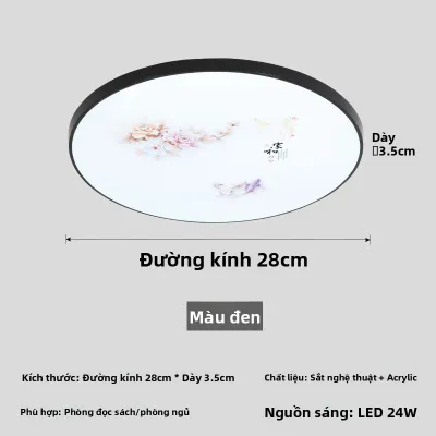 QIDA | Đèn Trần LED Đơn Giản Hình Tròn Hiện Đại Mới