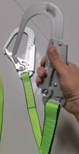 Double Webbing High Strength  Lanyard With Shock Brand-New Absorber Big Hook Strong load-bearing Capacity Durable High-Altitude Operation Double Security Protection