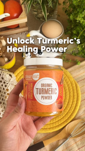 Organic Turmeric Powder Clean Eat 100% Pure Organic For Cooking & Drinks Anti-Inflammatory Antioxidants Immune Booster 100g 140g
