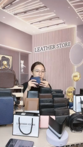 Ví Nam Mini Nhỏ Gọn Tiện Lợi Nhiều Ngăn Da Nappa Cao Cấp Thương Hiệu LEATHER STORE