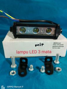 lampu tembak 3 mata super LED