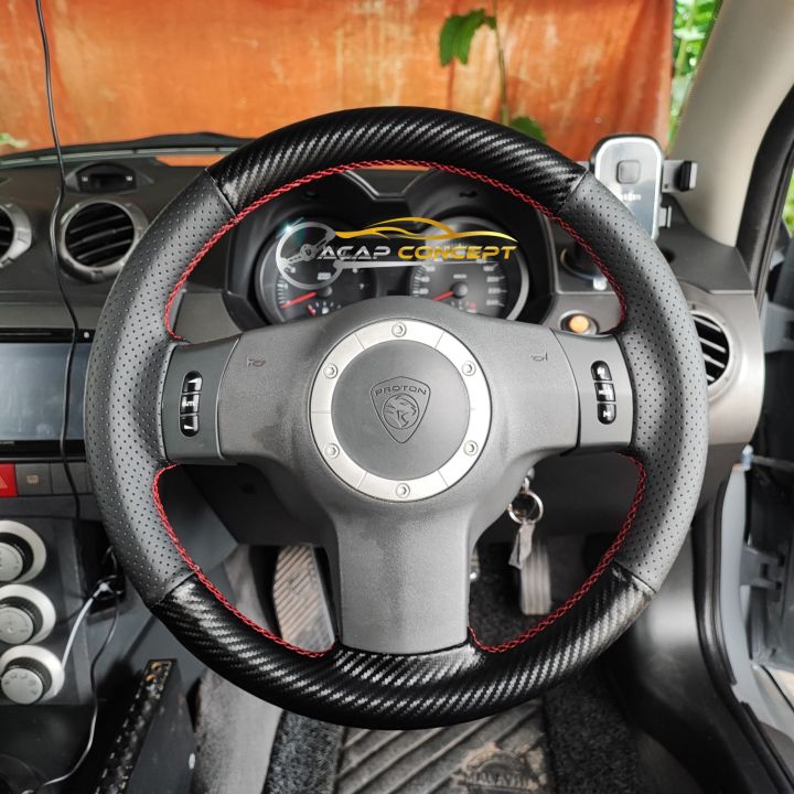 Proton Saga Blm Fl Flx Neo Steering Cover Custom Lazada