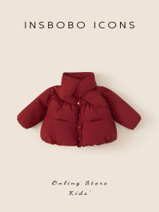 Thickened New Year Clothes for Girls Childrens Traditional Chinese New Year Outfits Winter Festive Red Cotton Dresses