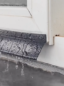 50cm Rubber window waterproof strip sealing function window edge waterproof baffle durable waterproof backflow rainproof board household window rain protector