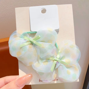 Non-Damaging Flower Hair Ties Pink