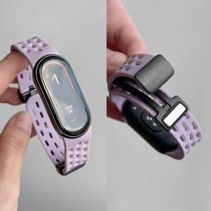 Xiaomi Band 10 Sport Bracelet New Foldable Mesh Hole Wristband Soft Skin-friendly Breathable Replacement Accessories for Men And Women