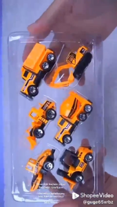 Mainan Mobil Truck Konstruksi 6pcs Besi