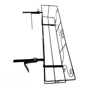 Plant shelf ชั้นวางต้นไม้สีเขียว/สีขาว/สีดำ Flower shelf ที่แขวนกระถางปรับได้สำหรับกระถางสี่เหลี่ยมแบบยาวไม่เกิน75cmหรือกระถางกลม 6.5 นิ้ว