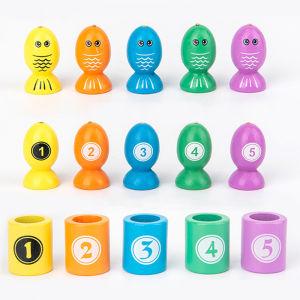Montessori Wooden Toys Early Learning Educational Baby Toys Number Color Match Toy Magnetic Fishing Clip Insect Game For Kids Gifts