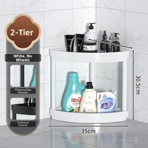 WANGXINGHEYUE | Bathroom Storage Rack Floor Standing Multilayer Plastic