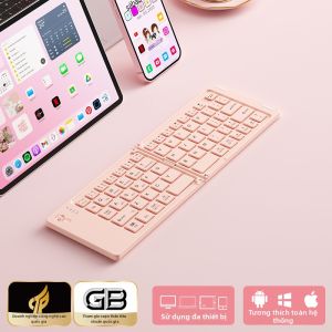B.O.W | Bộ Bàn Phím Chuột Không Dây Bluetooth Gập Gọn Ít Ồn
