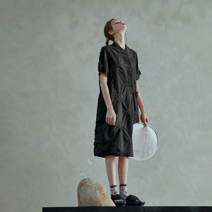 Stylish Unique Jacquard Loose Casual Dress