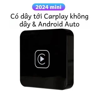 Mini Carplay Hộp Tự Động Dongle Có Dây Sang Không Dây Cho Xe Audi Toyota Mazda Nissan Chevrolet Suzuki Subaru Kia Ford Opel Skoda Hyundai