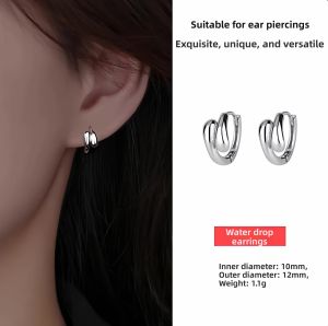 OUGUI | Sterling Silver Stylish Earrings