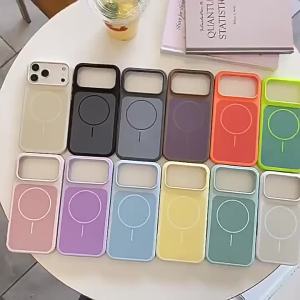 Liquid Silicone Magnetic Soft Case for Magsafe IPhone 17 16 15 14 Pro Max IPhone17 ProMax 17Pro IPones Mac Safe Soft Phone Cover
