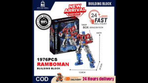 K BOX 1976 PCS TRANSFORMERS OPTIMUS PRIME BUILDING BLOCKS MICRO BRICKS PREMIUM QUALITY LEGO
