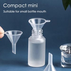 MYX Store 10 pcs - Mini Plastik corong plastik transparant untuk refill funnel small Parfume Oil Botol Semprot corong mini serbaguna MYX
