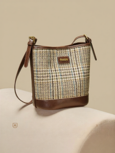 Josiny | Vintage Plaid Versatile Commuter Handbag Crossbody Bag