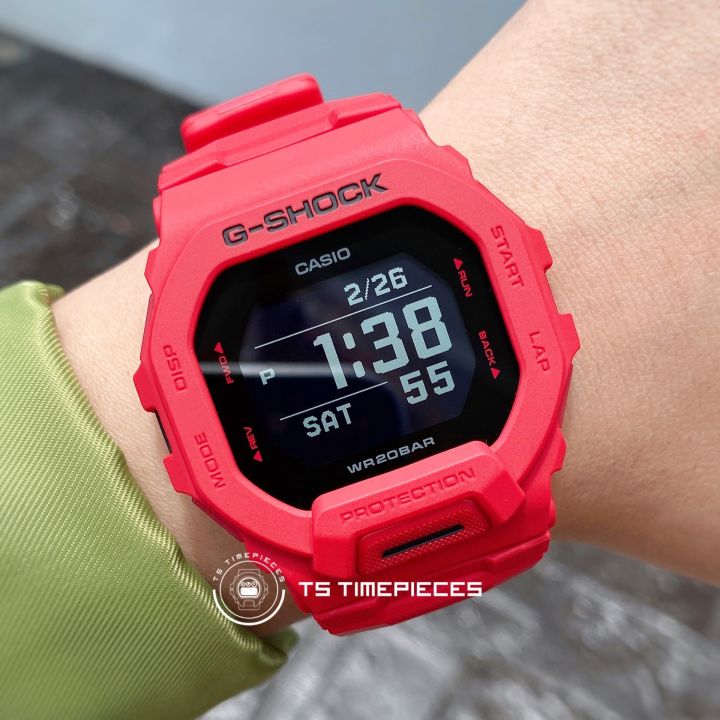 Casio Gshock G Shock Bluetooth Red Gmix Red Sales