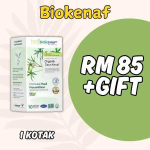 [ORDER HARI NI POS HARI NI] BIOKENAF ORGANIC DAUN KENAF DIFORMULASI UMK TEH